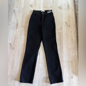 Abercrombie & Fitch Black Straight-Leg Women's Jeans